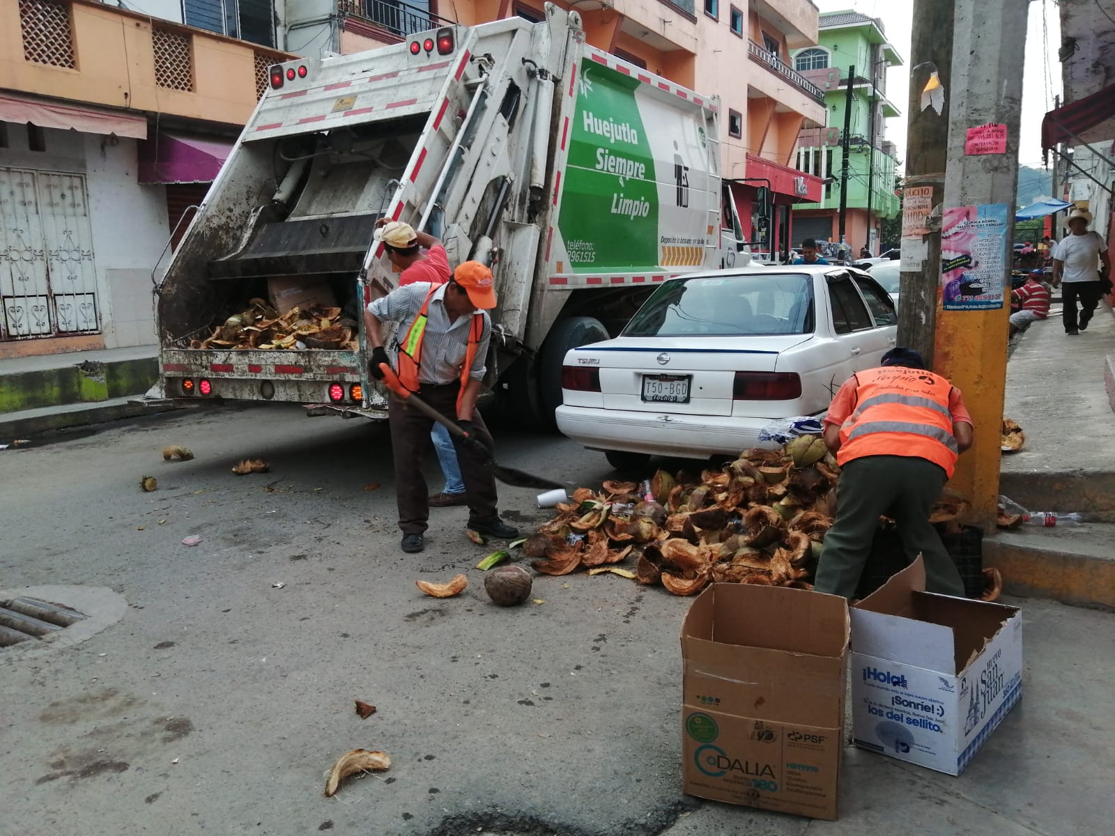 cierre de basurero de huejutla