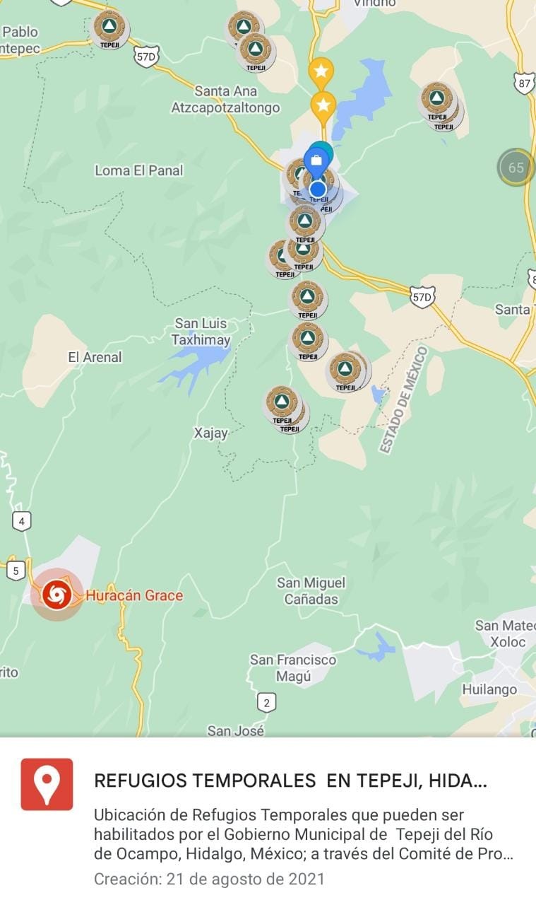 refugios tepeji